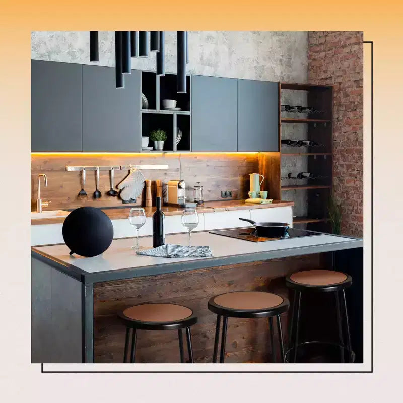 Hampden Furnishings 18" Felix Collection Steel Stool