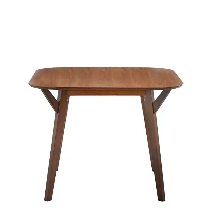 39.3 Buylateral Vance Mid Century Modern square Dining Table with Rounded Edges