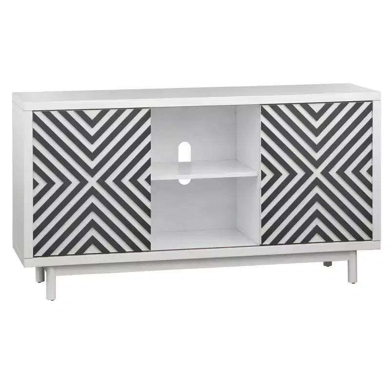 Lifestorey Mason Mid Century Modern 2 Sliding Door Buffet
