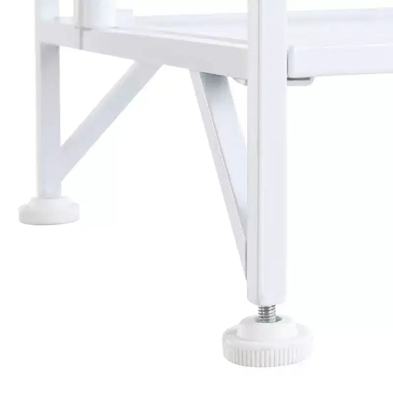 Breighton Home 32.75" Xtra Storage 2 Tier Tall Folding Metal Stand