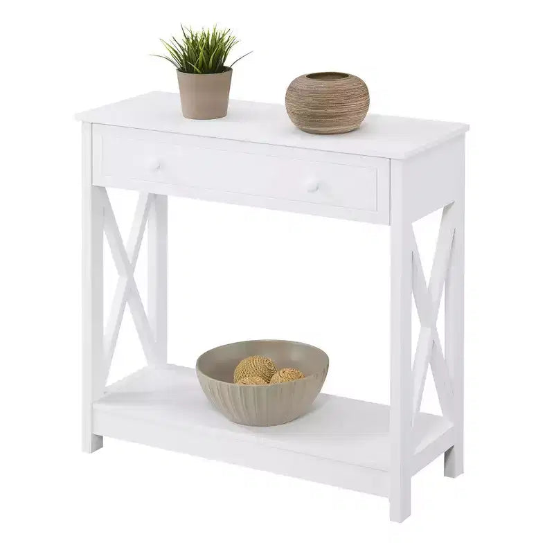 Breighton Home Oxford 1 Drawer Entryway Hall Table with Shelf