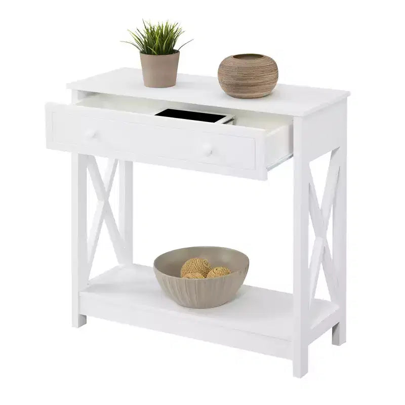 Breighton Home Oxford 1 Drawer Entryway Hall Table with Shelf