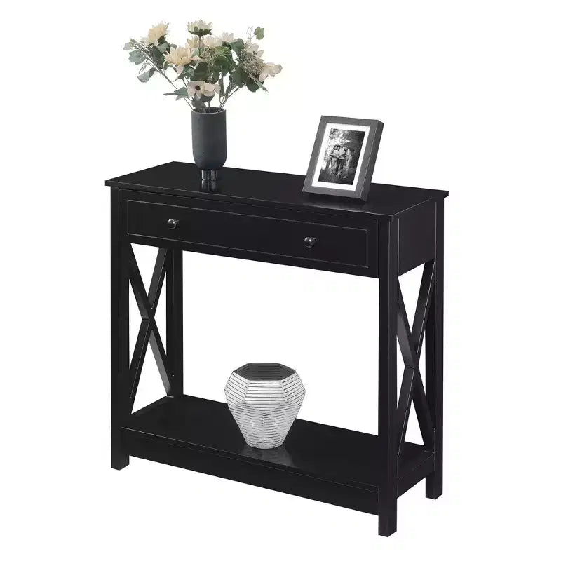 Breighton Home Oxford 1 Drawer Entryway Hall Table with Shelf