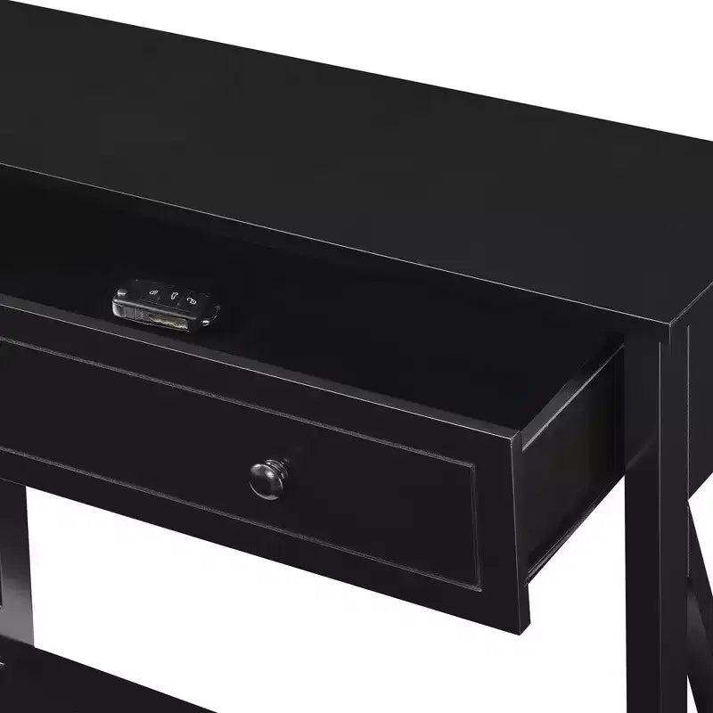 Breighton Home Oxford 1 Drawer Entryway Hall Table with Shelf