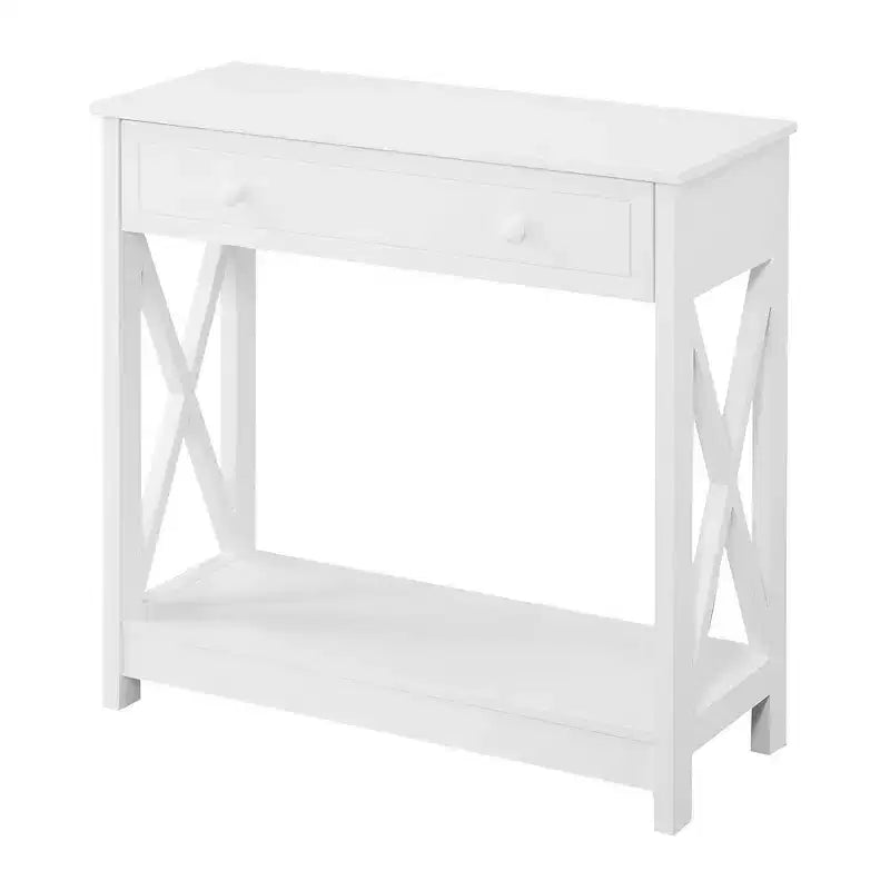 Breighton Home Oxford 1 Drawer Entryway Hall Table with Shelf