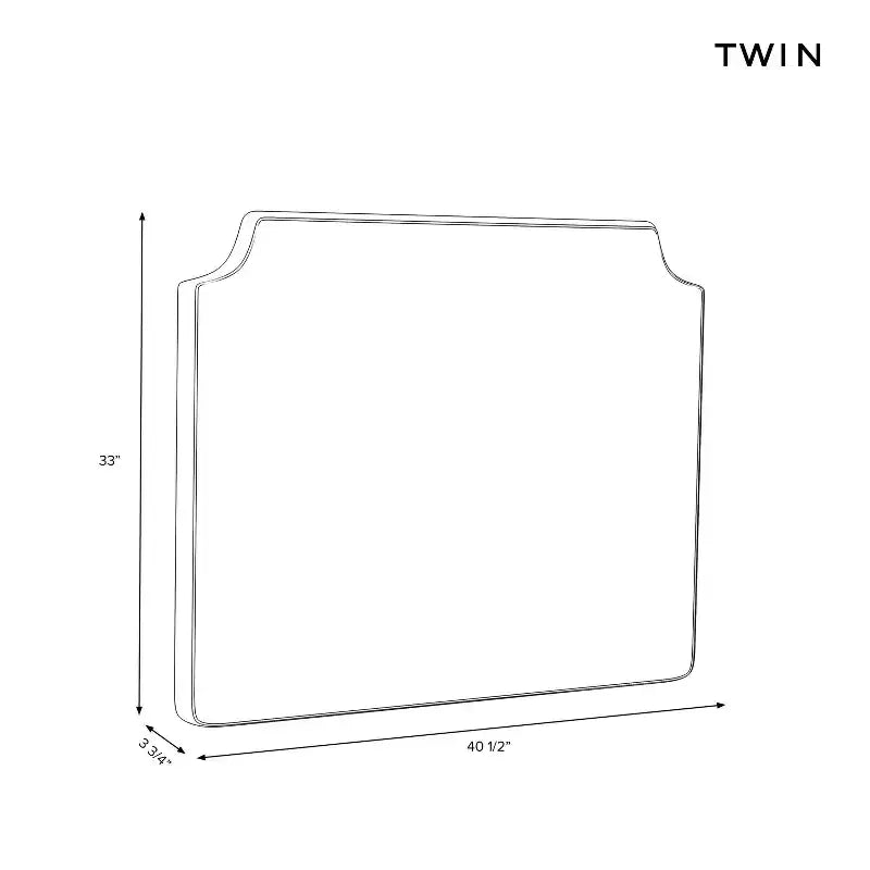 Twin Molly Notched Stick-on-the-Wall Headboard - Threshold