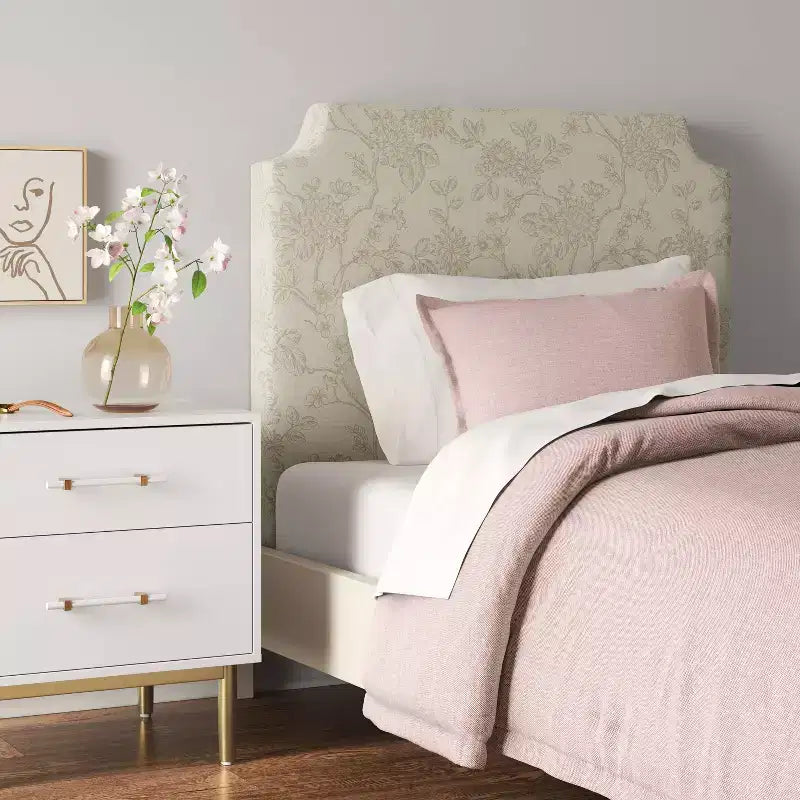 Twin Molly Notched Stick-on-the-Wall Headboard - Threshold