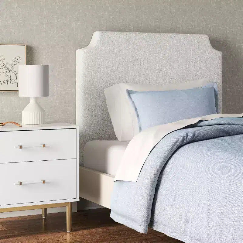 Twin Molly Notched Stick-on-the-Wall Headboard - Threshold