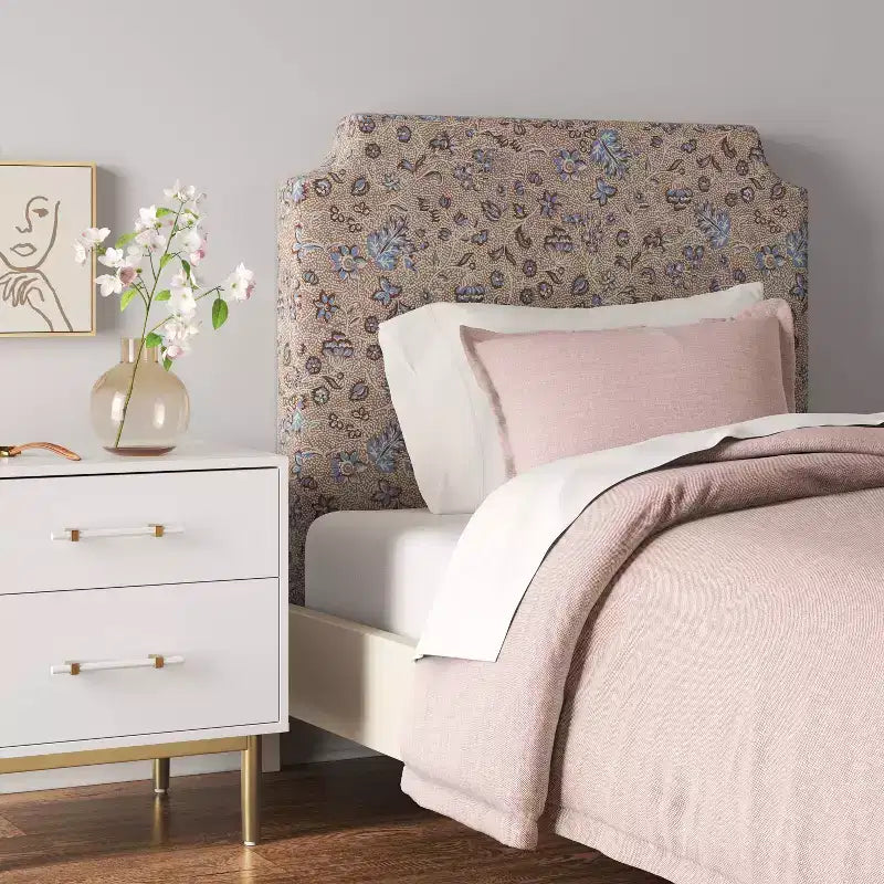 Twin Molly Notched Stick-on-the-Wall Headboard - Threshold