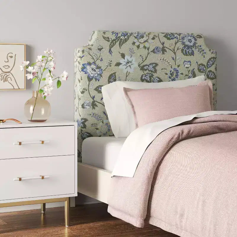 Twin Molly Notched Stick-on-the-Wall Headboard - Threshold