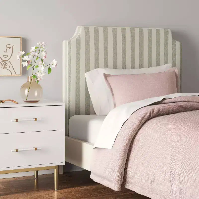 Twin Molly Notched Stick-on-the-Wall Headboard - Threshold