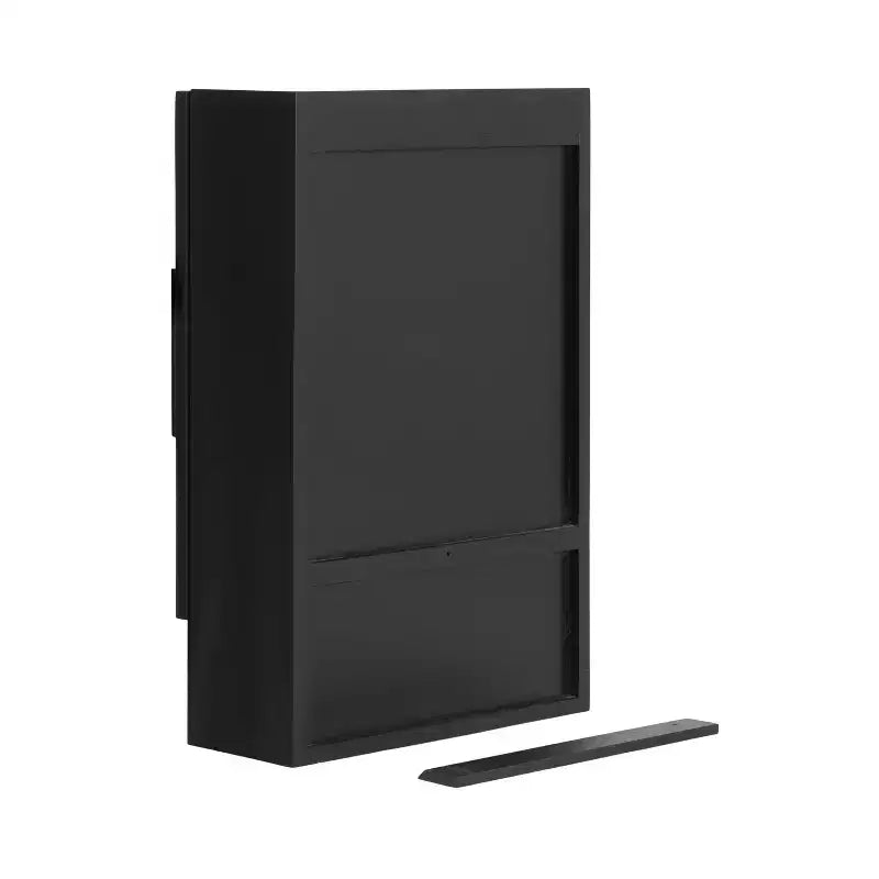 Kate & Laurel All Things Decor 15 Ori Rattan Wall Cabinet with Cubby